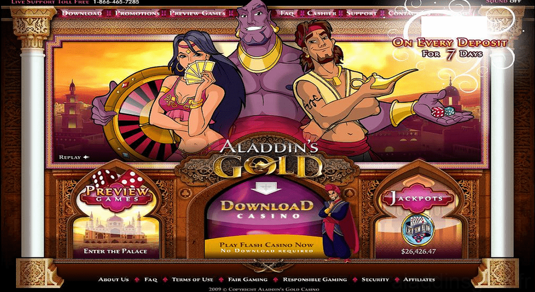 Aladdinsgold Casino Jeux